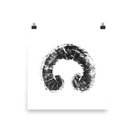 Image 3 of Tree of Life print - black on white