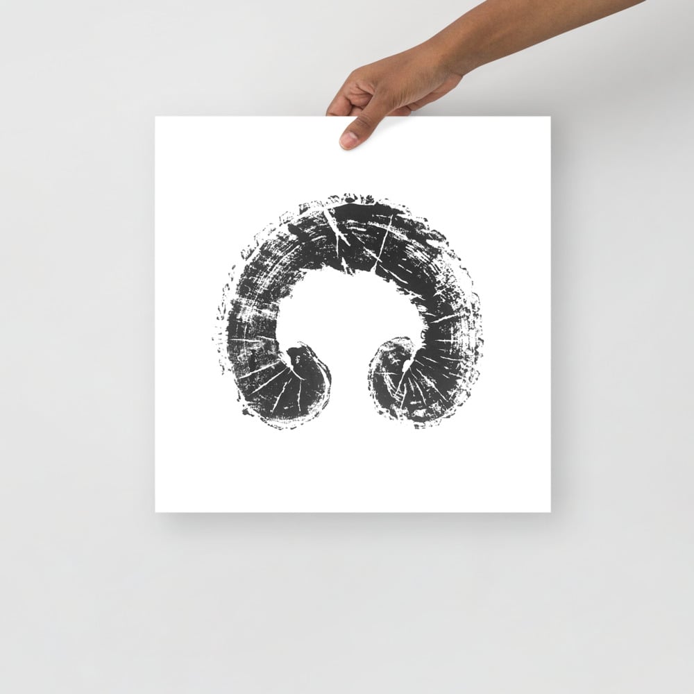 Tree of Life print - black on white