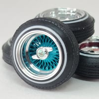 Image 1 of 1:25 3 piece straight lace spokes (alluminum rims)