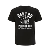 TEE-SHIRT NOIR - BABTOU PU SOUCHE QUI CASSE DES BOUCHES FIGHT 