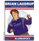 Laudrup Pin Badge + Stickers
