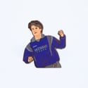 Laudrup Pin Badge + Stickers