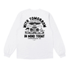 'NUCLEAR HOLIDAY' LONG SLEEVE IN WHITE