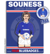 Souness Pin Badge + Stickers