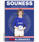 Souness Pin Badge + Stickers