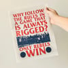 Only Rebels Win 12 page tabloid newspaper