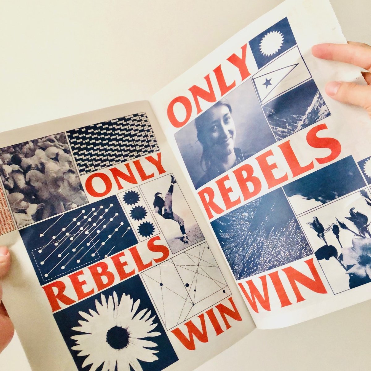Image of Only Rebels Win 12 page tabloid newspaper