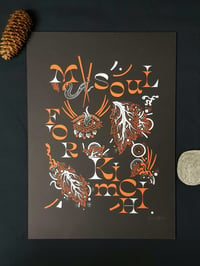 Image 1 of ART PRINT : "MY SOUL FOR KIMCHI"