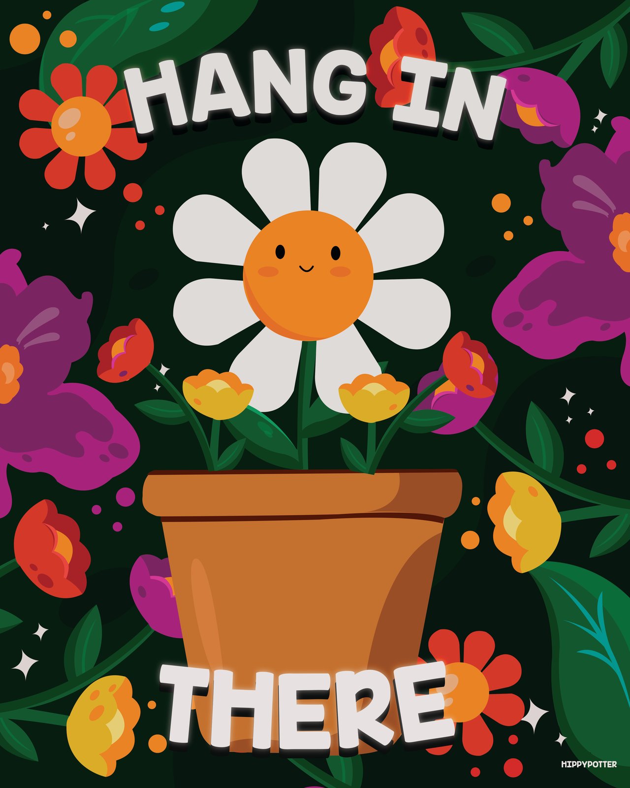 hang in there cute