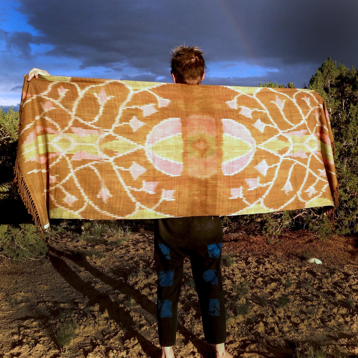 Image of Bougainvillea Silk Ikat