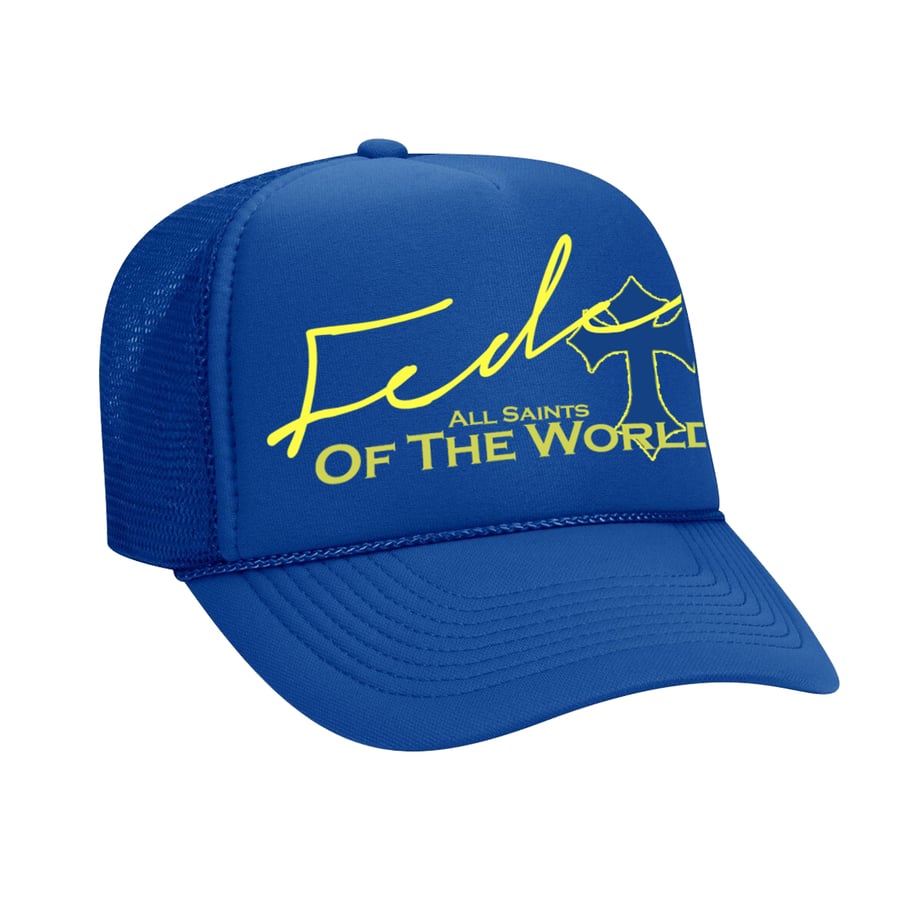 Image of Fede Lost Angels Tour All Saints Hat Blue