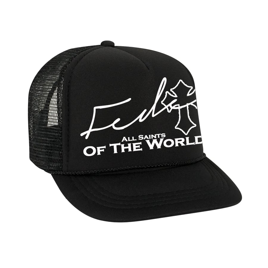 Image of Fede Lost Angels Tour All Saints Hat Black/White