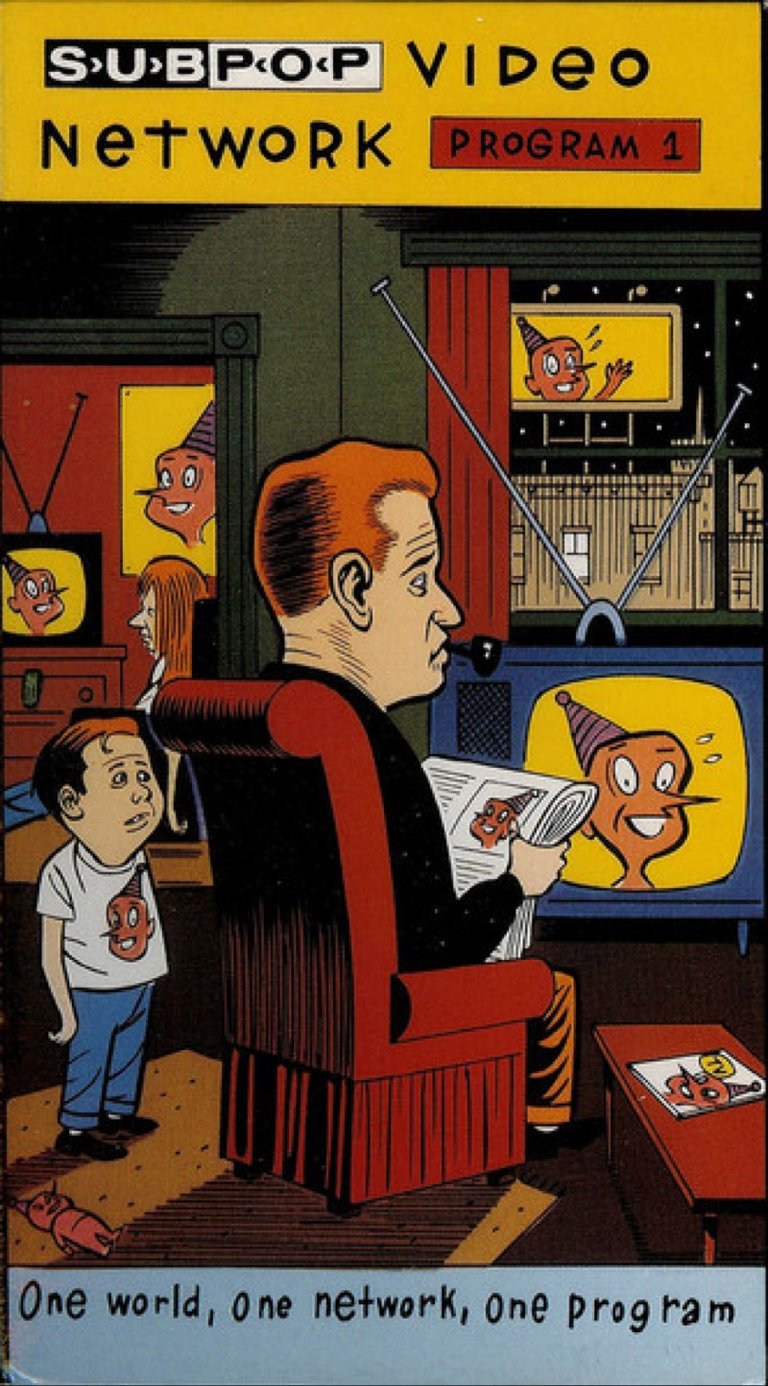 ‘91 Sub Pop ‘Video Network Program 1’ GRAIL (L) Image 4