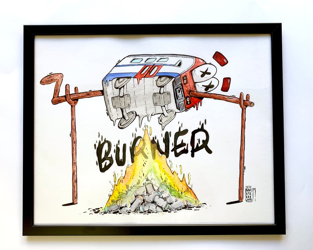 Image of ''Burner'' Original Artwork
