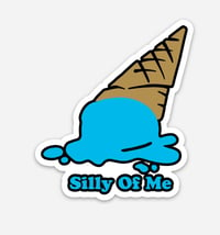 Silly ice cream sticker