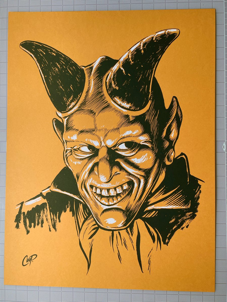 Image of CANTINA DEMON Silkscreen Print