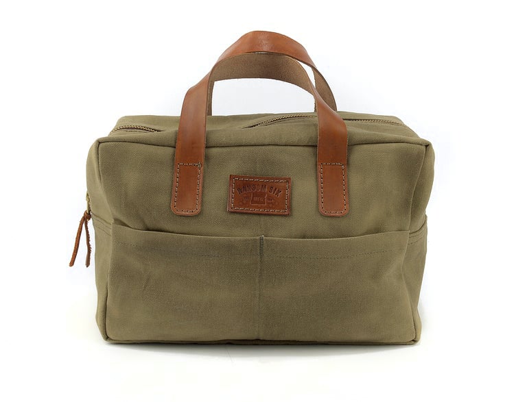 Image of The Party Bag - Waxed Canvas - Olive