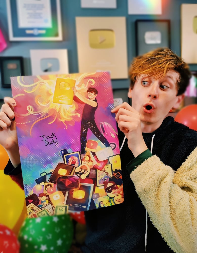 Image of Don't Subscribe 1 Mill SIGNED A3 Poster