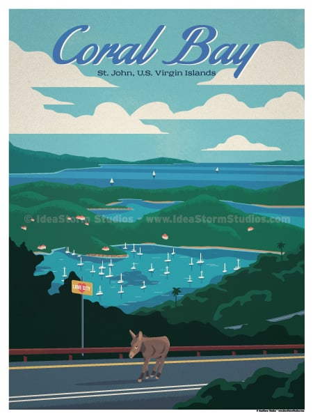 Image of Coral Bay Poster