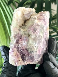 Image 2 of RAINBOW FLUORITE (RAW FRONT POLISHED SIDES) - MEXICO 