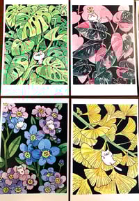 Image 3 of Jungle cat mini print set