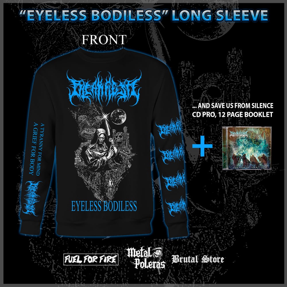 Image of *ORDER* EYELESS BODILESS LONG SLEEVE + CD BUNDLE