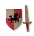 Dragon Wooden Sword & Shield Set  Image 3