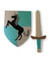 Unicorn Wooden Sword & Shield Set Image 4