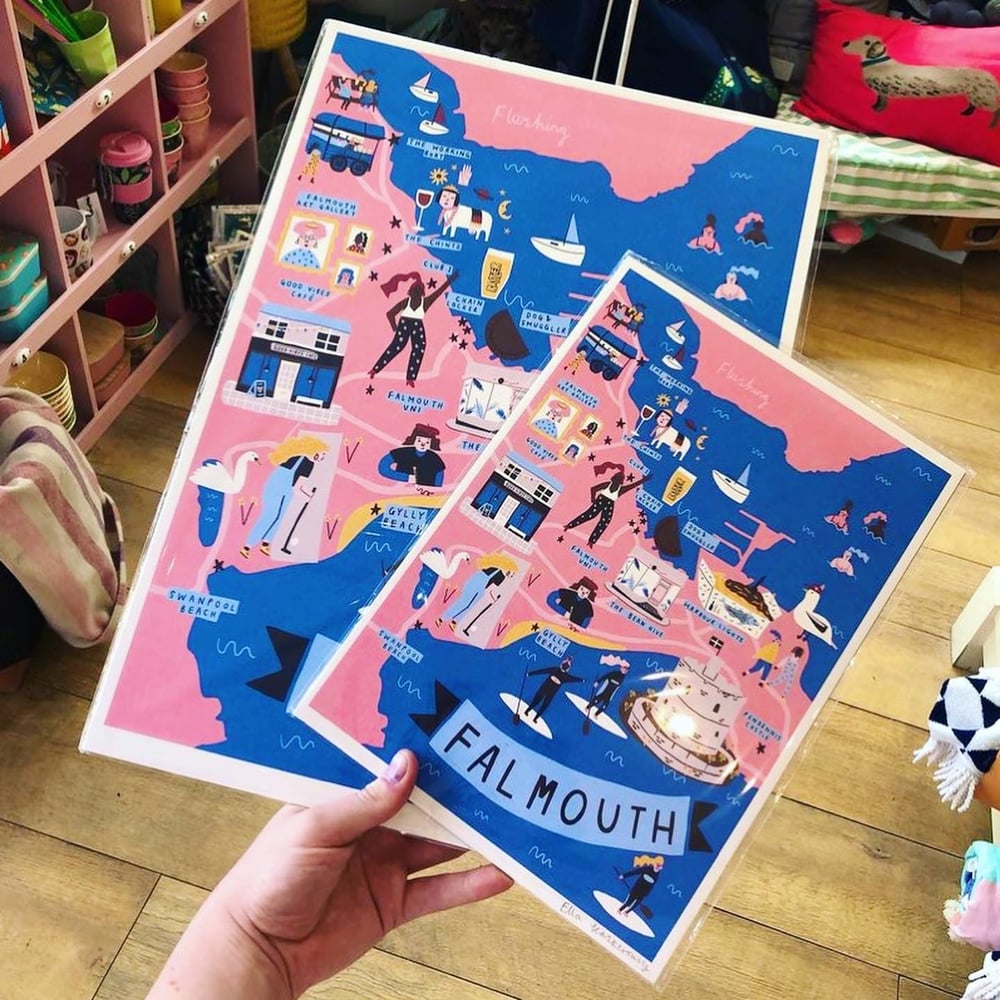 Image of *SUPER SECONDS* Falmouth Map