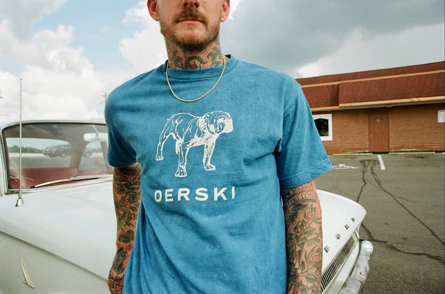 Hand Dyed Natural Indigo T-Shirt