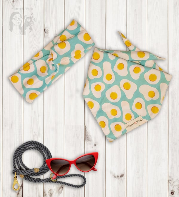 Image of Mum & Pup Matching Headband & Bandana