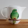 Orange Bellied Parrot Milk Jug