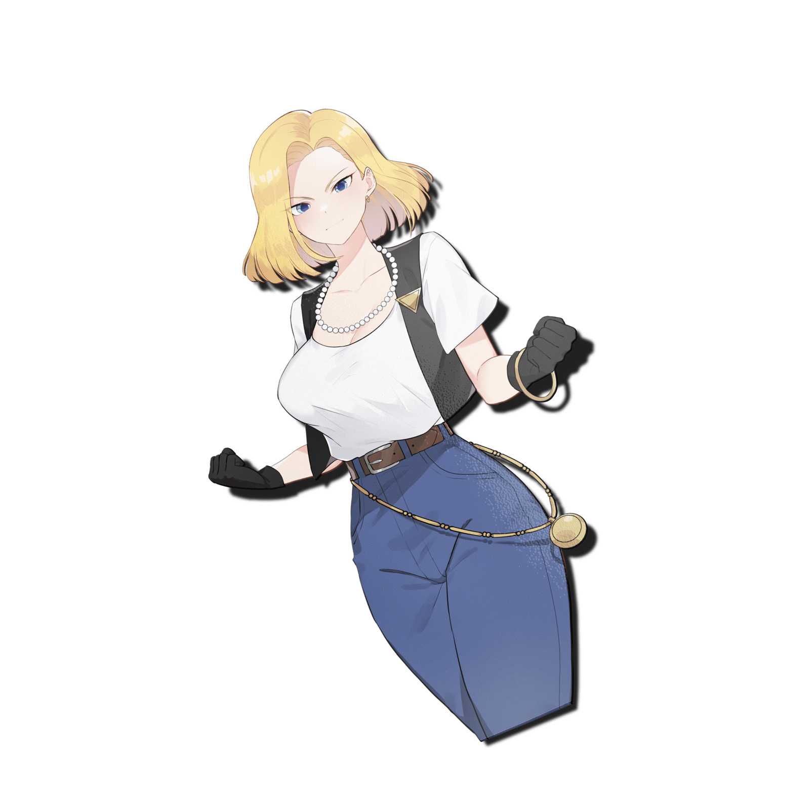android 18 naked tits