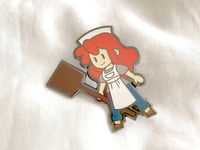 Image 1 of Paper Biscotti Enamel Pin