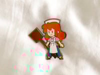 Image 2 of Paper Biscotti Enamel Pin