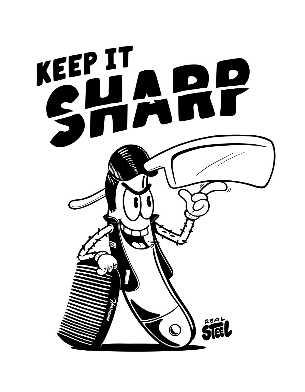 Image of ''Keep It Sharp'' T-shirt
