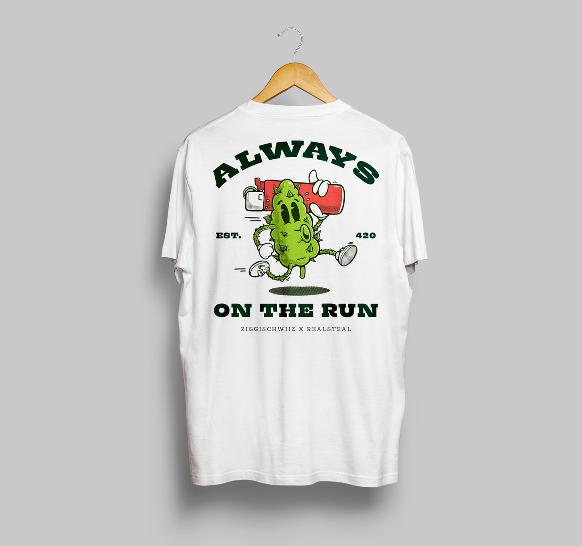 Image of ''On The Run''  T-shirt