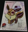 Eevee Anatomy A4 print 