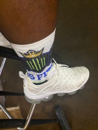 Image 3 of BossFitted Neon Green and Blue Socks