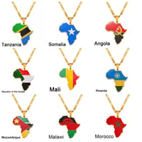 Image 5 of CUSTOM AFRICAN COUNTRY NECKLACE 