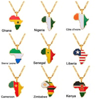 Image 3 of CUSTOM AFRICAN COUNTRY NECKLACE 