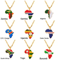 Image 4 of CUSTOM AFRICAN COUNTRY NECKLACE 