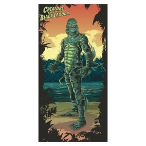 Image of Universal Monsters Creature From The Black Lagoon Beach / Bath Towel 