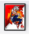 Goku Drip Print/ Sticker