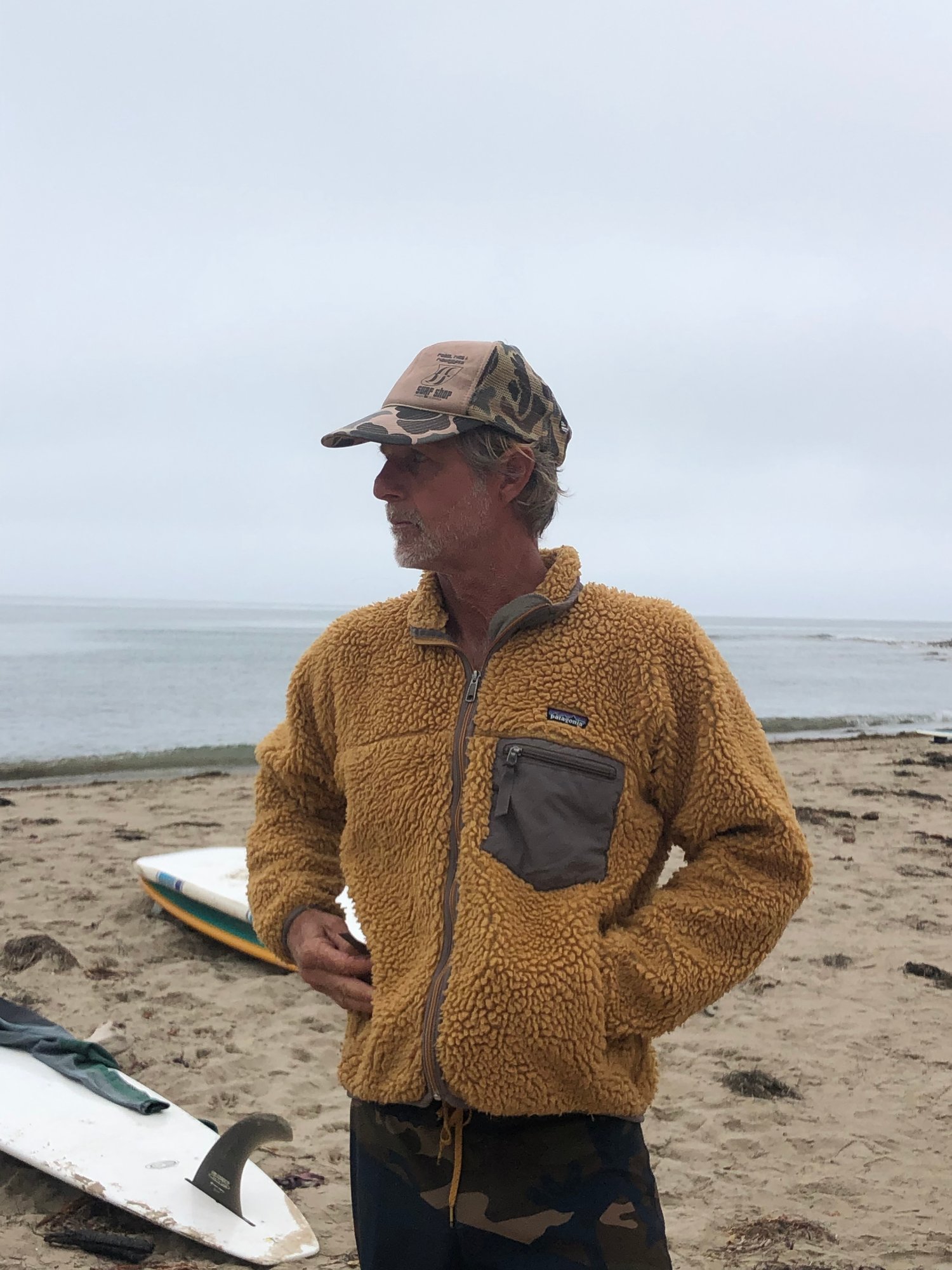 Vintage Patagonia Retro X Deep Pile Jacket Lion Tequila Gold Small