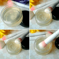  Vegan Solid Makeup Brush Cleaner - Makeup Brushes Makeup Remover Cleanser Protect Your Brushes Make