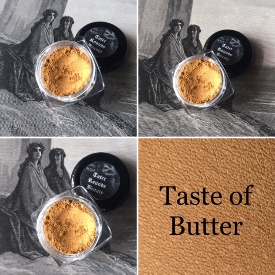 Image of Taste of Butter - Rich Golden Yellow Eyeshadow - Vegan Makeup Goth Gothic Lolita Country Goth Witch 