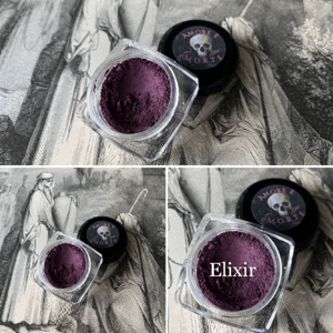 Image of  Elixir - Rich Wine Burgundy Eyeshadow - Amore E Morte Collection - Vegan Makeup Goth Gothic Lolita 