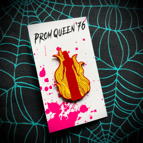 Image of PROM QUEEN ‘76 Enamel Pin
