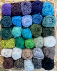 Image 2 of Needle Felting Fiber, choice of 59 hues